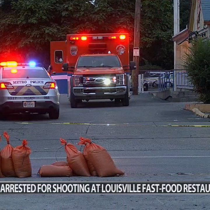 Louisville teen charged with attempted murder after triple shooting at a fast-food restaurant